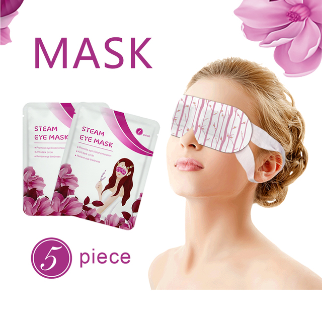 Disposable Self Heating Hot Compress Wireless Steam Eye Mask Wholesale Far-infrared Hot Steam Eye Mask Eyeshade