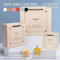 Kit d'emballage complet pour magasin de vêtements : sac en papier blanc personnalisé avec logo, boîte cadeau assortie et étiquette suspendue – Solution tout-en-un pour l'image de marque