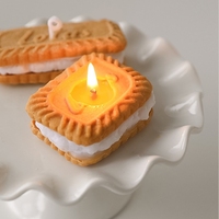 Bougies parfumées de boutique avec design biscuit et boîtes cadeaux individuelles – Bougies fantaisie douces, chaleureuses et relaxantes pour les boutiques de cadeaux et la vente au détail