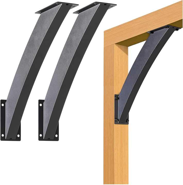 45 Degree Angle Support Brackets for Wood Frame Structures