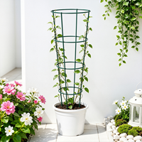 Support de plante en fer robuste et élégant, treillis peu encombrant, facile à assembler, pour jardin, patio, balcon, cour, vente en gros, usine, usage commercial