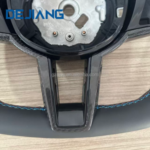 <span class=keywords><strong>Volant</strong></span> <span class=keywords><strong>de</strong></span> <span class=keywords><strong>voiture</strong></span> en cuir CS avec fibre <span class=keywords><strong>de</strong></span> carbone pour BMW G30 G31 G32 X3 G01 G02 G87 M3 G80 M4 G82 G42 G20 LCI avec bandes rouges - Product Image 3
