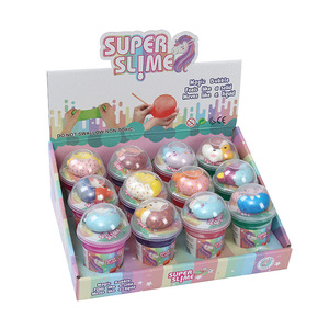<b>Slime</b> Milk Tea Cup Crystal Mud Supply Three-Color Slow Rebound for Children diy Color Clay <b>Toys</b> - Product Image 5