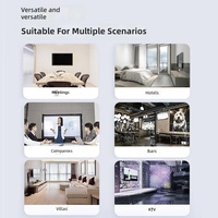 Televisor Inteligente LED de 85 Pulgadas de Alta Definición, Pantalla Plana sin Marco, Frecuencia de Actualización de 60 Hz, 1080P, Android, WiFi Inalámbrico, Smart TV