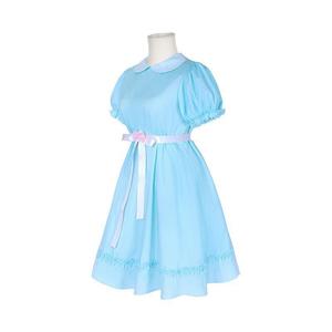 Costume d'Halloween effrayant des jumelles Grady pour femmes, robe babydoll bleue, costume de cosplay, déguisement d'Halloween, tenue de fête Y2k - Product Image 3