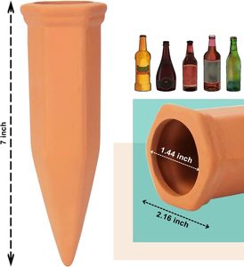 Estacas <span class=keywords><strong>de</strong></span> Riego <span class=keywords><strong>de</strong></span> Terracota con <span class=keywords><strong>Autorriego</strong></span>, Liberación Lenta, Estacas <span class=keywords><strong>de</strong></span> Riego para <span class=keywords><strong>Botellas</strong></span> <span class=keywords><strong>de</strong></span> Vino, Dispositivos <span class=keywords><strong>de</strong></span> Riego para Vacaciones al Aire Libre - Product Image 3