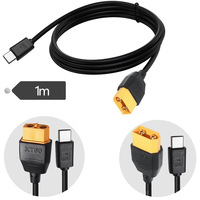 Câble de charge rapide USB C vers connecteur mâle XT60, pour voiture RC, bateau, modèle FPV, cordon de charge d'urgence pour batterie