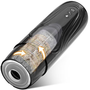 Hot Selling Seksspeeltjes 7 + 1 Frequentie 4 Cm Telescopische Rotatie Abs + Tpe Penis Stimulator Masturbatie Cup Sextoy Leverancier - Product Image 1