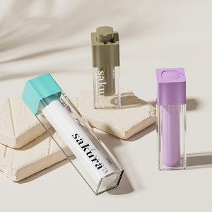 Botella de Suero al Vacío con Bomba Rotatoria, Dispensador de Loción Cosmética Recargable, Envase para Cuidado de la Piel Personalizado - Product Image 1