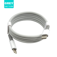 Câble Type-C vers Micro/Type-C certifié MFi, écologique, en TPE coloré, charge rapide 3A pour iPhone 14, ordinateur, Wonderphon SX-44