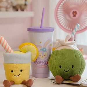 Jc mùa hè mới dừa búp bê vui vẻ chanh gấu siêu mềm đại dương loạt động vật cây cọ đồ chơi sang trọng để giảm căng thẳng PP bông - Product Image 3