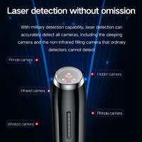 Détecteur de caméra portable avec batterie de 25 heures, design stylo, scanner RF anti-espion, détecteur de micro-émetteurs GSM cachés