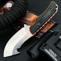 Couteau de survie multifonctionnel BM-15018 pour activités de plein air, outil EDC, lame fixe 8Cr13MoV, manche G10, OEM