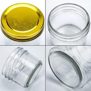 Brotherway Mini <strong>Mason</strong> Glass Canning <strong>Jars</strong> <strong>4</strong> <strong>OZ</strong> (118ml) Customizable Lids Logo Printing Cookie Wedding Shower Favors (Boxed Set) - Product Image 3