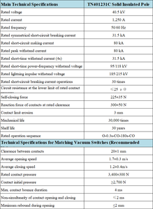 Poste Aislado Sólido Encapsulado TN401231C - Product Image 3