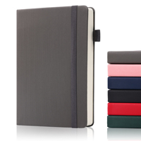Carnet de planification promotionnel A5 en similicuir PU rouge avec logo personnalisé imprimé UV et reliure cousue – Vente en gros
