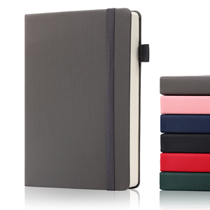 Cuaderno rojo de piel sintética con banda elástica y logotipo personalizado A5 al por mayor, cuaderno impreso de tapa dura, diario, cuaderno de piel sintética 150 - Product Image 1