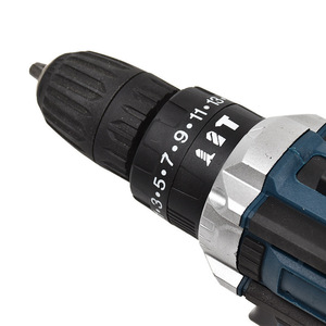 Taladro percutor eléctrico de 20 V con motor de escobillas, velocidad variable, alimentado por batería, para uso doméstico e industrial - Product Image 3