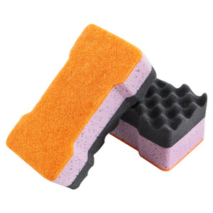 Éponge de lavage de voiture composite à trois couches, rectangulaire, absorbante, pour le nettoyage des véhicules - Product Image 3