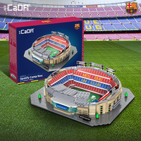 Briques CADA C66023, grand modèle de construction, terrain de football, ensembles de blocs de construction, briques MOC, jouets d'assemblage, objet de collection, cadeau pour les amateurs.