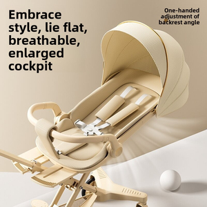 Cochecito de Bebé Multifuncional de Alta Gama, Ligero y Plegable con Rotación de 360 Grados °   Asiento Giratorio, Reclinable y Ajustable, con Movimiento Bidireccional - Product Image 4