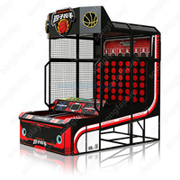 Jeu d'arcade de basket Songfa 4 en ligne, machine d'arcade sportive interactive à monnayeur, grand équipement de divertissement extérieur