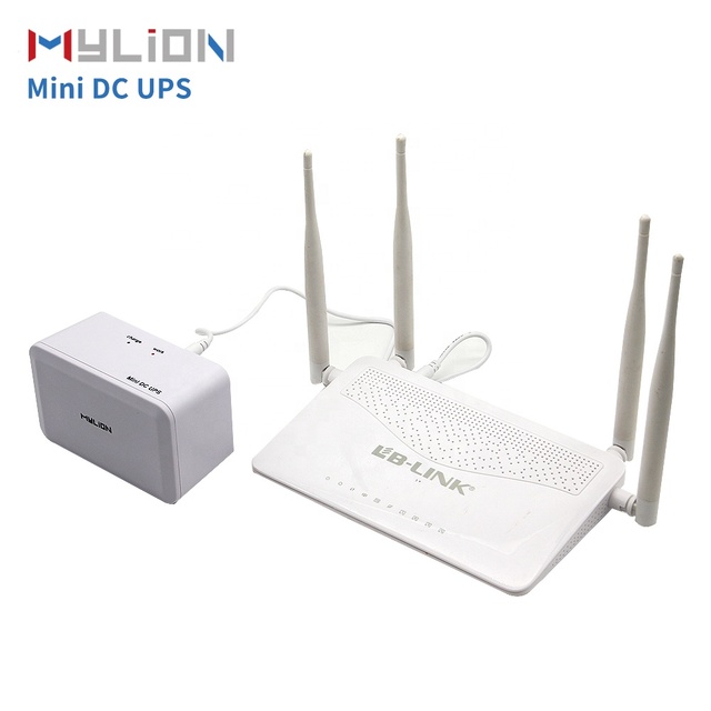 MU68 Mini UPS 12V 3A 12000mAh Rechargeable DC Battery Backup for Smart Devices Single Phase for WiFi Routers
