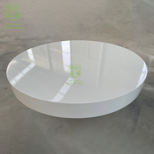 Plataforma Redonda para Bailes de Boda, Podio Blanco para Ceremonias, Escenario Redondo para Decoración de Bodas - Product Image 4