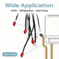 Sonde de température NTC 3950k haute fiabilité 5K/10K/15K/20K/25K/30K/50K -30~105°C ℃   Sonde de température pour climatiseur