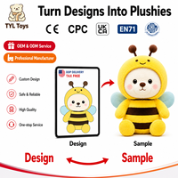 Peluche personnalisée en forme d'animal, plusieurs modèles, rembourrage en coton PP, OEM ODM, vente en gros, collection de cadeaux pour enfants