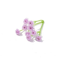 Bunga Babys Breath Mini Buatan, Batang Bunga Plastik Realistis, Buket DIY Buatan Tangan, Dekorasi Pernikahan Miniatur