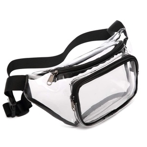 Sac banane de sport transparent en PVC imperméable pour femme, idéal pour la randonnée et le cyclisme, avec fermetures éclair étanches - Product Image 4