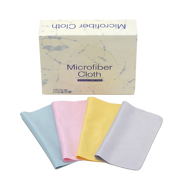 Customized Size 15*18cm Microfiber Cleaning Cloth for Glasses Custom Microfiber Cloth