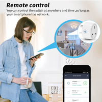 Prise intelligente WiFi/ZIGBEE LangYeao 16A, commande à distance par application, compatible Alexa/Google Home, minuterie et compte à rebours, mémoire de coupure de courant