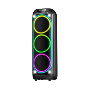 Caja de Subwoofer de 8 Pulgadas Amplificada con Luces LED de Colores Intermitentes, Altavoz de Plástico Profesional Tipo <span class=keywords><strong>Boombox</strong></span> 3 - Product Image 2