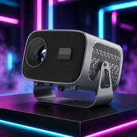 Projecteur vidéo LED portable JUNUO A10 Home Theater 200 Lumens 720P H713 Mini avec haut-parleurs intégrés, compatible 4K, Android 11