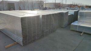 Tray Kabel Tipe Trough Baja HDG Hot-Dip Galvanized 200mm/300mm/400mm untuk Industri Komunikasi, Konstruksi, dan Pemasangan Kabel - Product Image 4