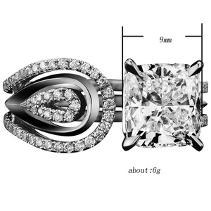 Anello Aperto con Linee Geometriche per Donne, Gioiello Minimalista alla Moda - Product Image 5