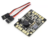 Carte de distribution d'alimentation FPV 5 en 1 PDB, double BEC 5V 12V, contrôle de la lumière LED, tracker, alarme de basse tension, quadricoptère UAV