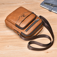 Sac bandoulière messager homme minimaliste vintage classique rétro de haute qualité avec logo personnalisé, très demandé