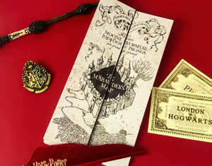 Mappa di <span class=keywords><strong>Harry</strong></span> <span class=keywords><strong>Potter</strong></span> Autentica per Cosplay, Accessori per Caccia al Tesoro di Hogwarts - Product Image 3