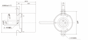 جهاز تشفير دوار مغناطيسي جديد وأصلي من نوع PLC طراز TRD-NH600-RZ وTRD-NH600-RZV وTRD-NH600-S بجهد 5-24 فولت مع كابل بطول 2 متر - Product Image 6