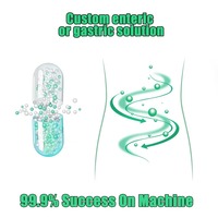 Capsules végétales vides transparentes vertes en HPMC, taille 0, capsules végétaliennes séparées, sans TiO2, vente en gros