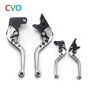 CVO-mango de <span class=keywords><strong>freno</strong></span> para motocicleta <span class=keywords><strong>KTM</strong></span> DUKE 250, mango de aleación de aluminio con ajuste de forma de cuerno de ganado - Product Image 2