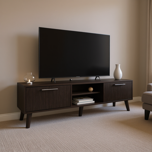 Mueble para TV Lankin de 2 Puertas, 50-54 Pulgadas, Madera, Mueble Moderno para Sala de Estar - Product Image 2