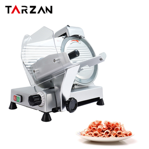 Hachoir et <span class=keywords><strong>trancheuse</strong></span> à viande commerciale, trancheur de viande électrique Semi-automatique, trancheur de saucisses en acier inoxydable de qualité alimentaire - Product Image 6