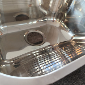 Contenitore singolo personalizzabile <span class=keywords><strong>lavello</strong></span> cucina in acciaio inox 55x45cm materiale del mercato brasiliano 201/304 senza rubinetto un foro - Product Image 3