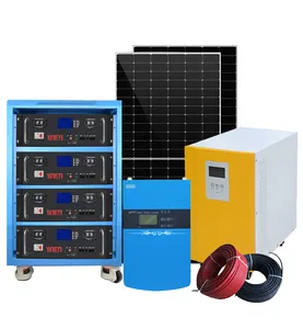 Jnge Off-Grid 20KW Solar System Average Daily Electricity Generation 62kwh 10 Years Warranty