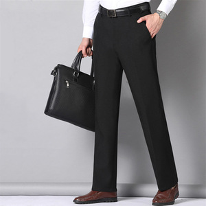 Nuovi <span class=keywords><strong>Pantaloni</strong></span> da Uomo Italiani LCBZ Personalizzati, <span class=keywords><strong>Pantaloni</strong></span> Business Leggeri a Vita Alta con <span class=keywords><strong>Elastico</strong></span> in Vita - Product Image 1