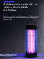 OMNI CATCH Anti-moustique électrique UV portable pour chambre à coucher, salon, hôtel et restaurant